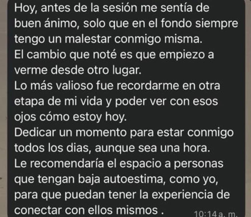 Testimonio WhatsApp - Transformación de comunicación