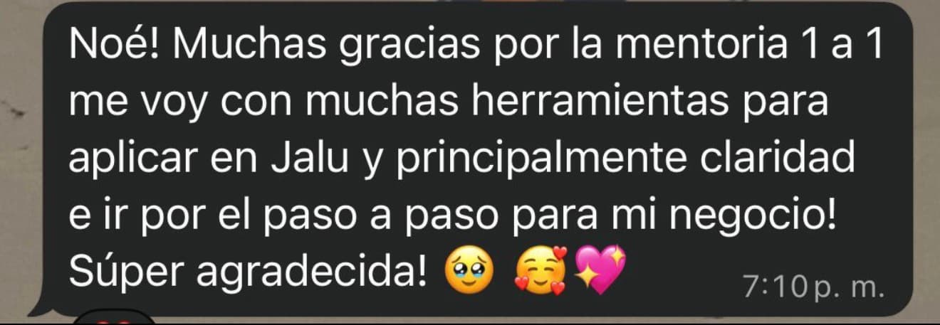 Testimonio WhatsApp - Recomendación genuina
