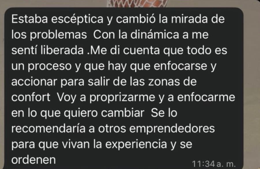 Testimonio WhatsApp - Resultados reales
