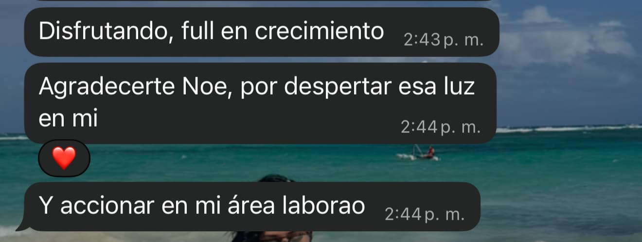 Testimonio WhatsApp - Resultados comprobados